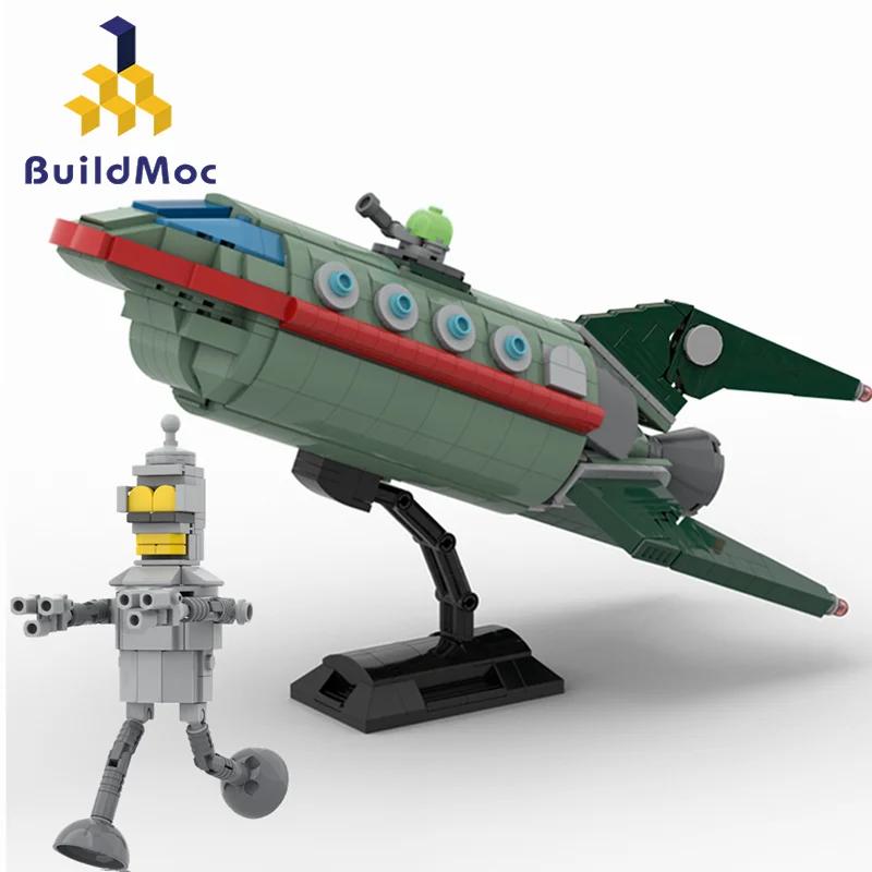 Buildmoc Futuramaeds  κ ׼ ǱԾ, ÷ ͽ  MOC   ŰƮ,  峭 